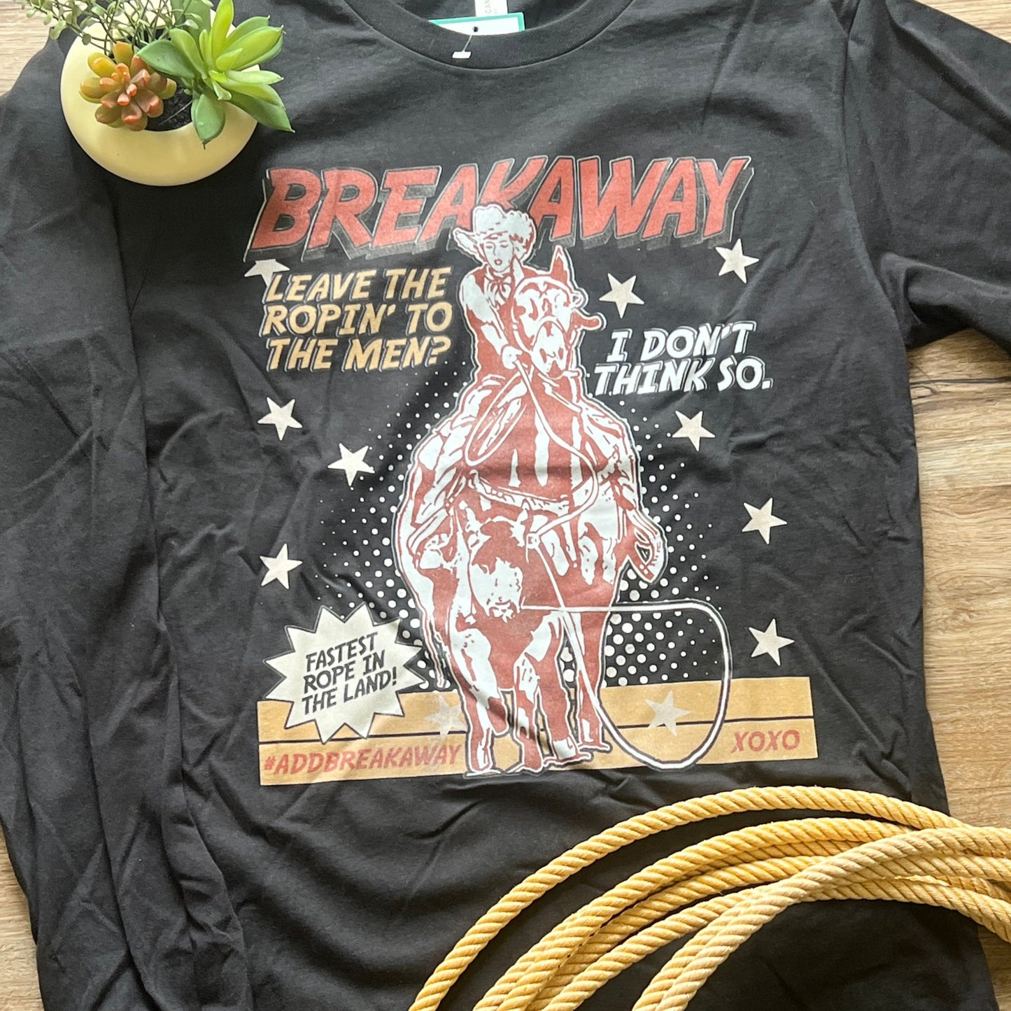 XOXO Don't Think So Breakaway Long sleeve Tee