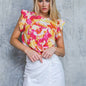 Mixed Print Blouse