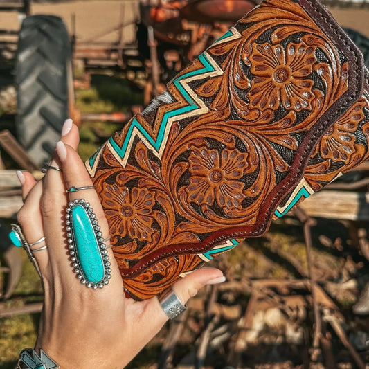 The Willa Mae Cowhide Wallet