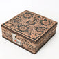 American Darling Western Hand Tooled Leather Jewelry Case