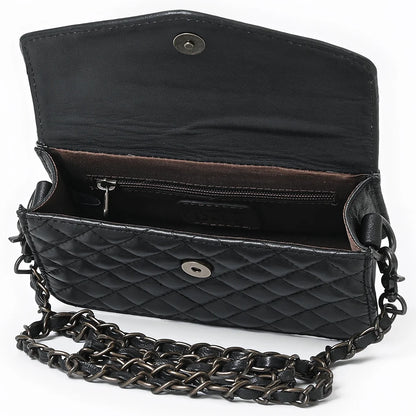 American Darling Hand-Tooled Floral Small Cross body Bag - Quilted Western Leather Purse