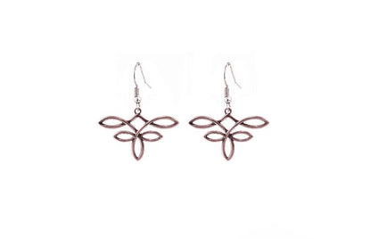 Western Boot Stitch Dangle Earrings