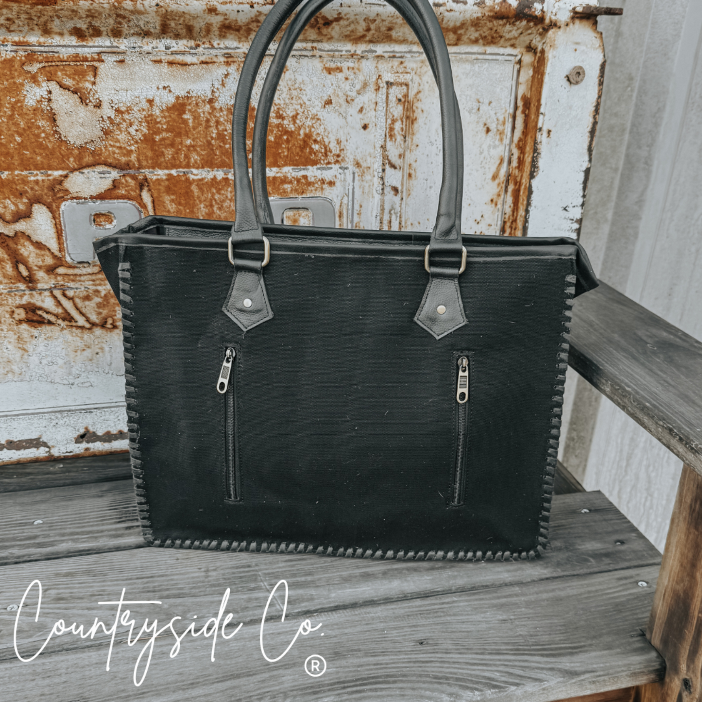 Cora Cowhide Tote, Work Laptop Bag