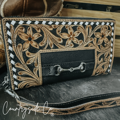 Bridle Belle Tooled Leather Wallet