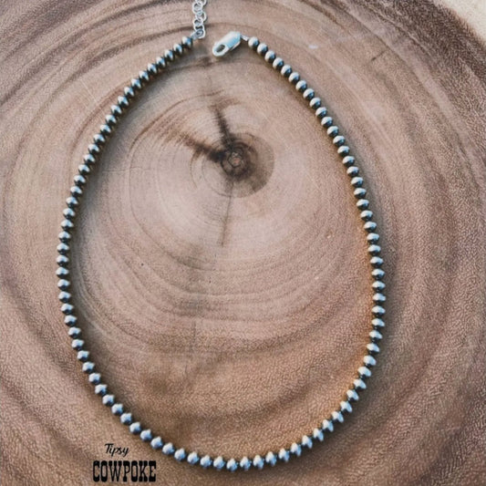 4mm Navajo Pearl Necklace