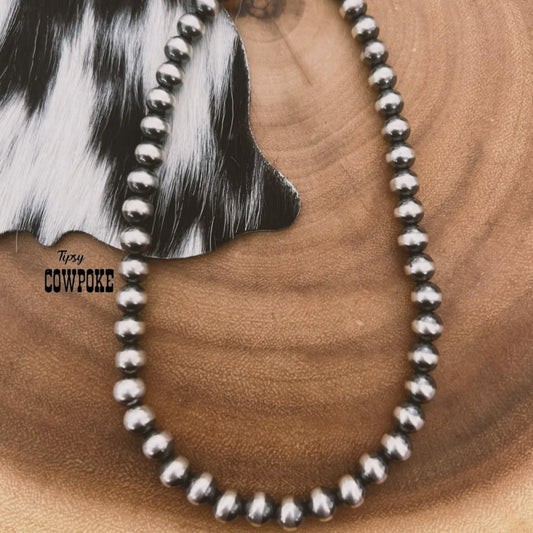 8mm Navajo Pearl Necklace