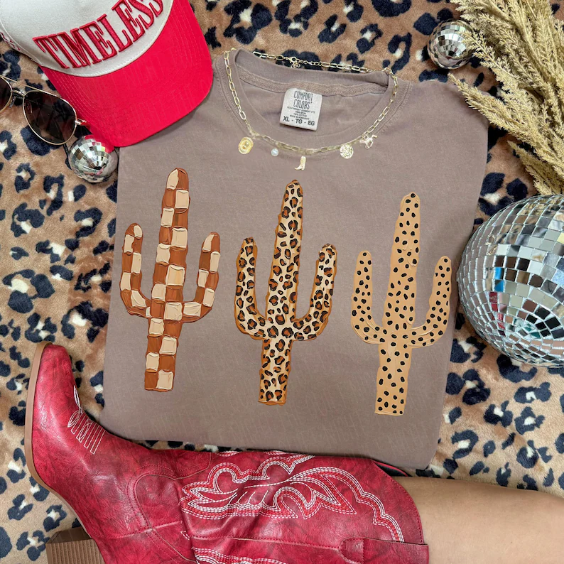 Cactus | Trendy | Western | Cowgirl | Boutique | CC Tshirt