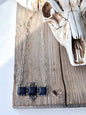 Western Style Square Stone Bar Pendant Chain Necklace