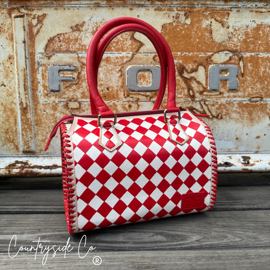 Aces High Checkered Speedy Bag