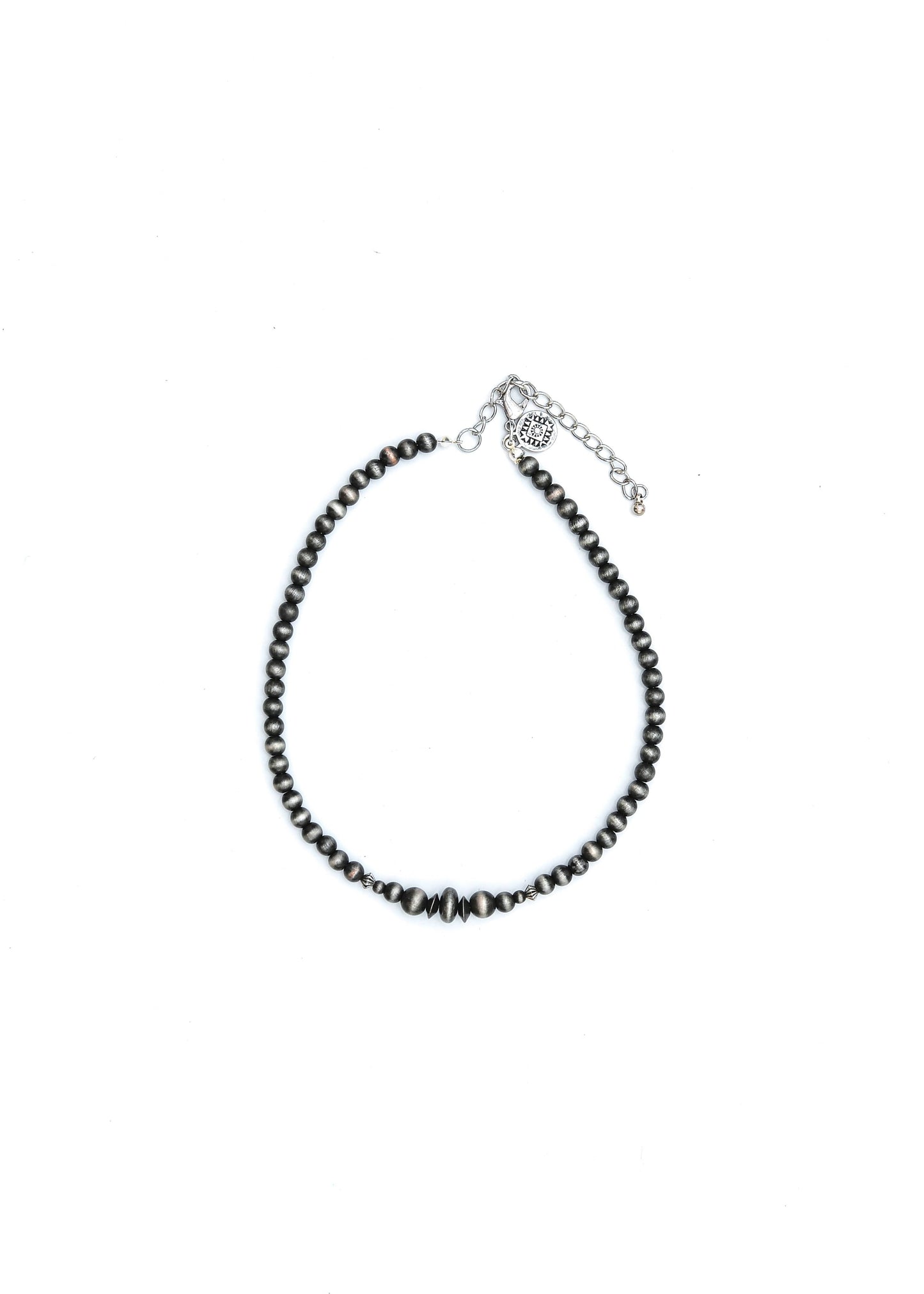 14" Dainty Faux Navajo Pearl Choker