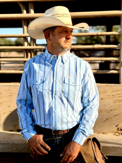 The Denver Long Sleeve  Pearl Snap Shirt