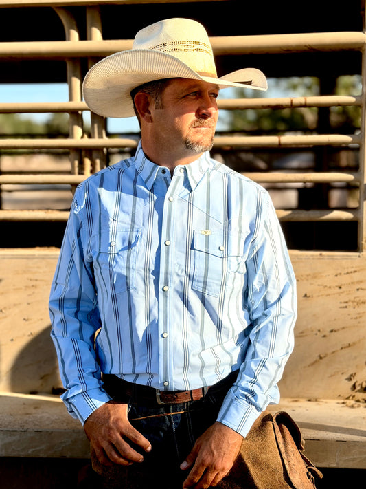 The Denver Long Sleeve  Pearl Snap Shirt
