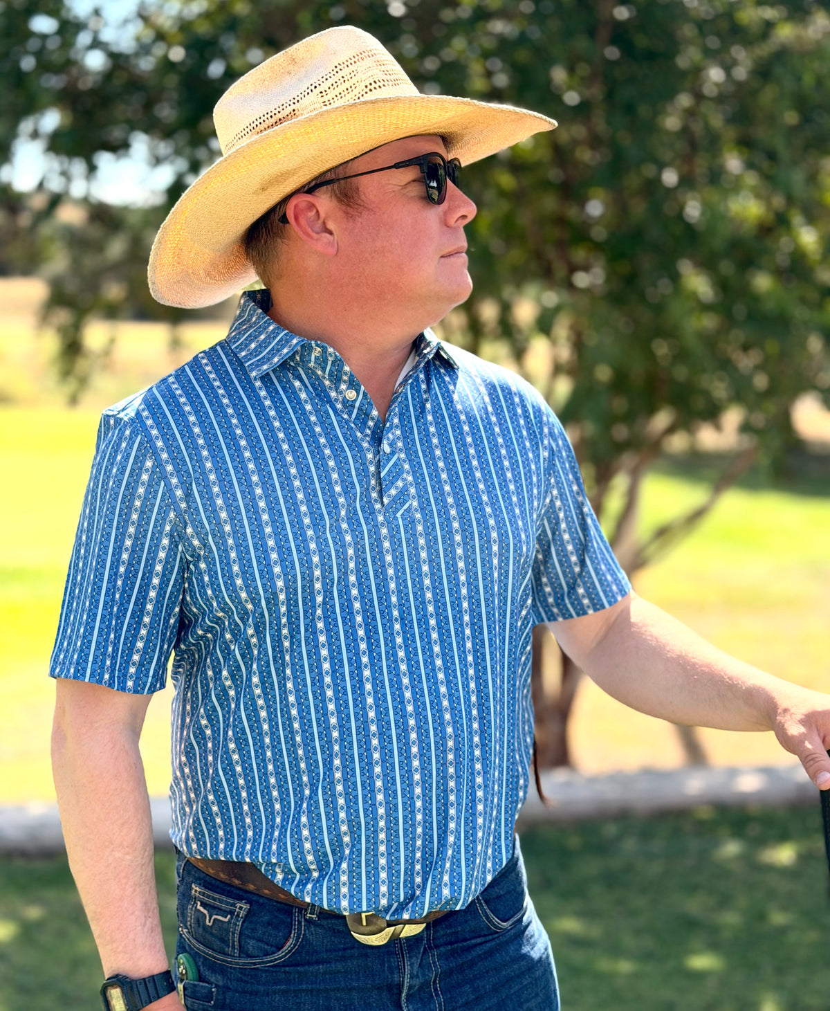 The Walker Pearl Snap Polo