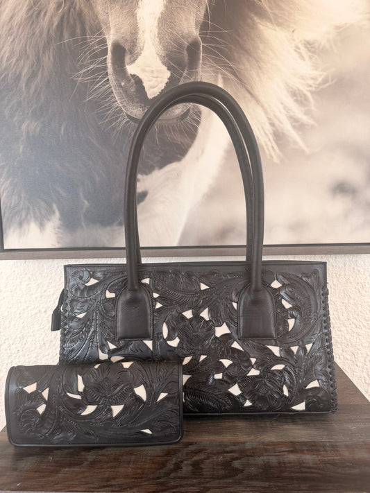 Black & Ivory Inlay Juan Antonio Wallet