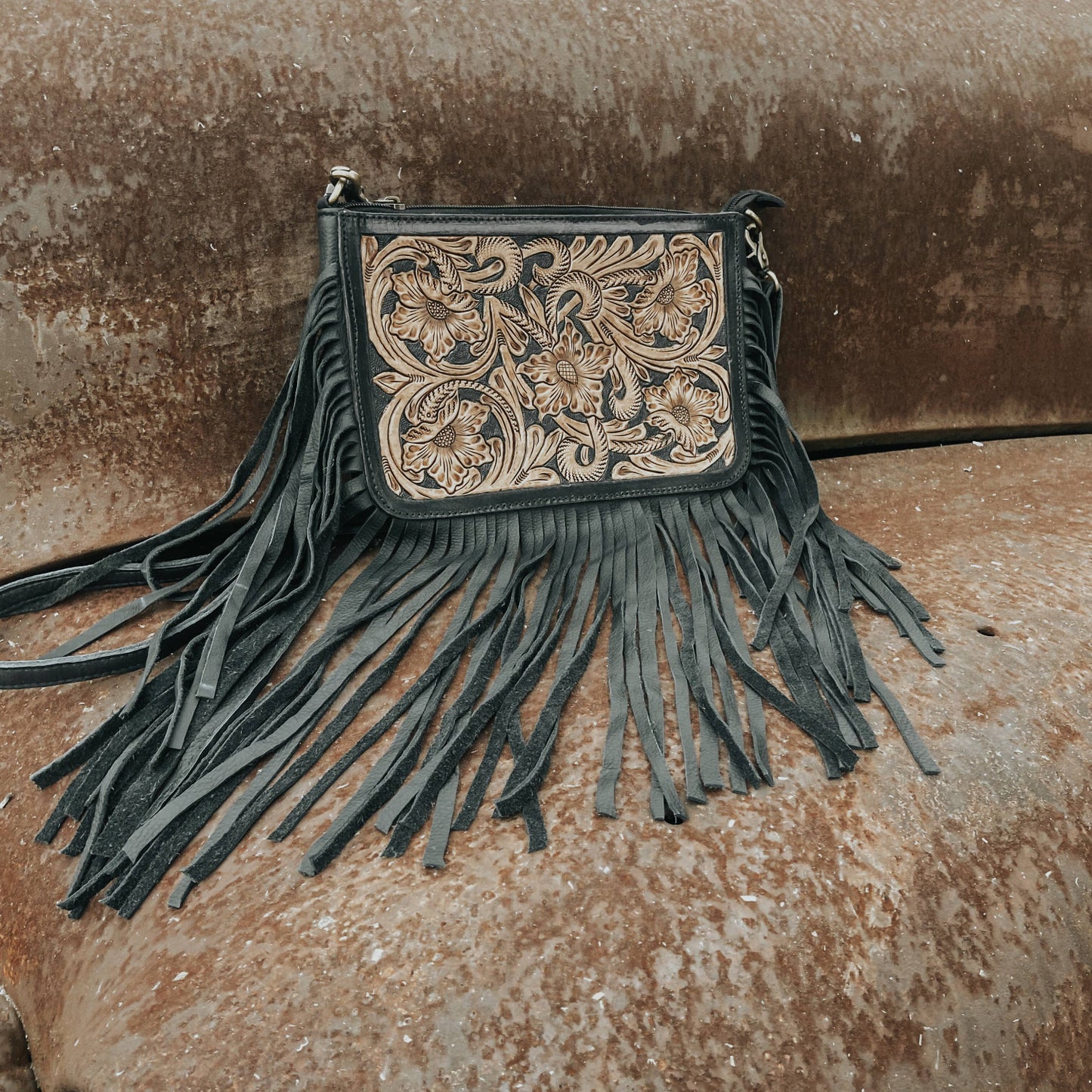 Special Edition Rio Grande Tooled Leather Purse Crossbody