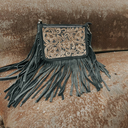 Special Edition Rio Grande Tooled Leather Purse Crossbody