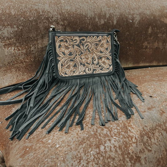 Special Edition Rio Grande Tooled Leather Purse Crossbody