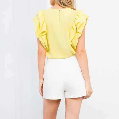Ruffle Sleeve Top