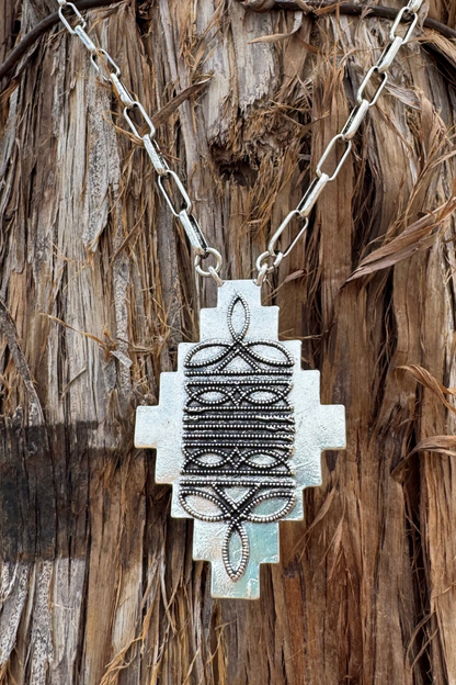 Stitched In Aztec Necklace