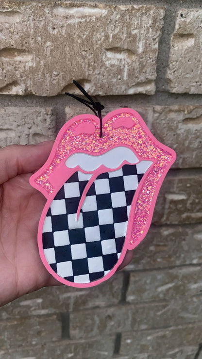 Checkered Lips Freshie