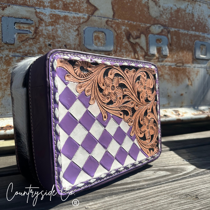 Tooled Leather Jewelry Box
