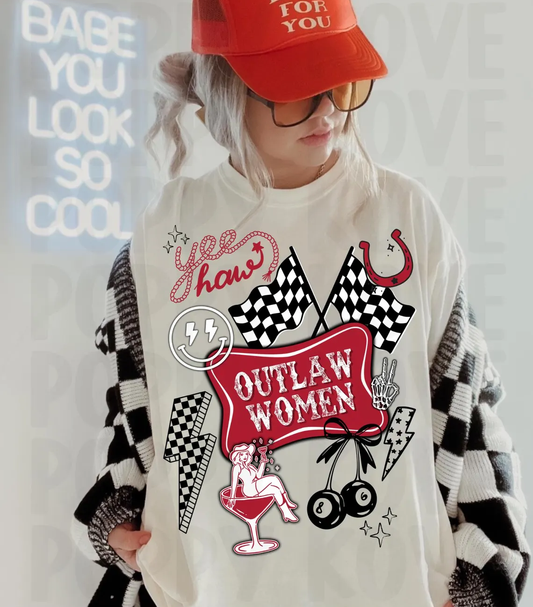 Outlaw Women | Yeehaw | Western | Cowgirl | Tshirt