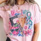 School Teacher Collage Teaching Vibes Retro Graphic Tee