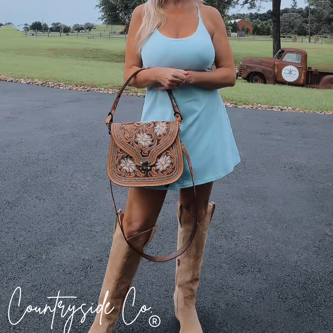 Stella Tooled Leather Purse and Wallet Bundle