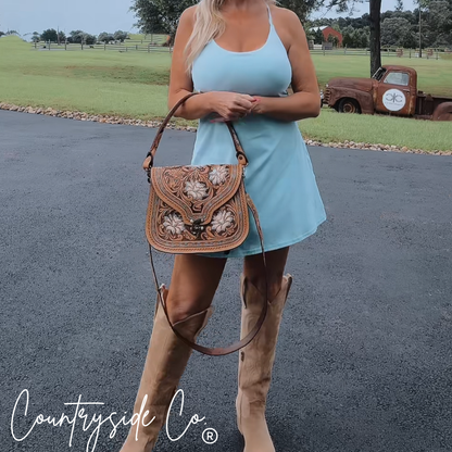 Stella Tooled Leather Purse and Wallet Bundle