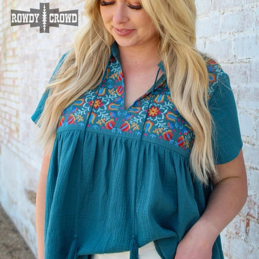 El Reno Embroidered Top