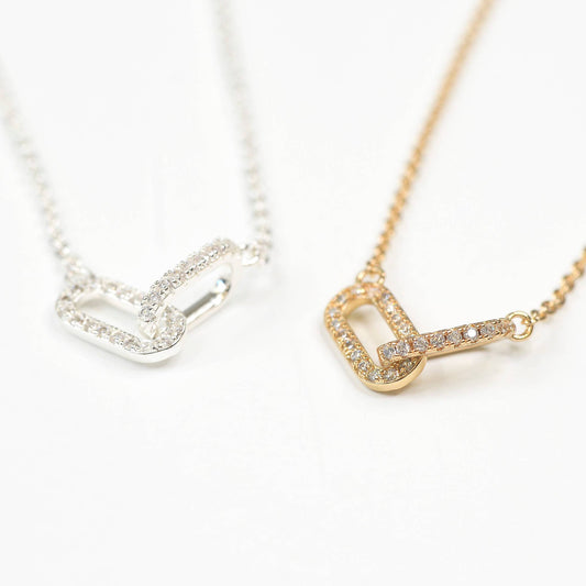 Diamond Linked Necklace