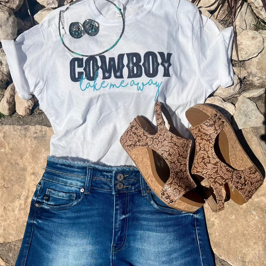 Cowboy Take Me Away Graphic Tee