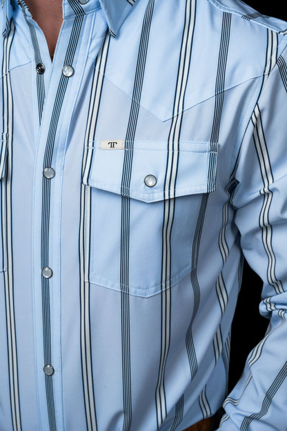 The Denver Long Sleeve  Pearl Snap Shirt